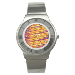 Strips Hole Stainless Steel Watch by Sparkle