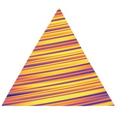 Colorful Strips Wooden Puzzle Triangle by Sparkle