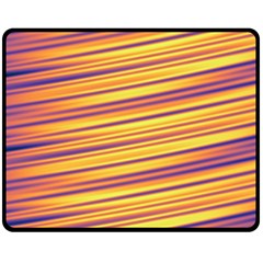 Strips Hole Fleece Blanket (medium)  by Sparkle