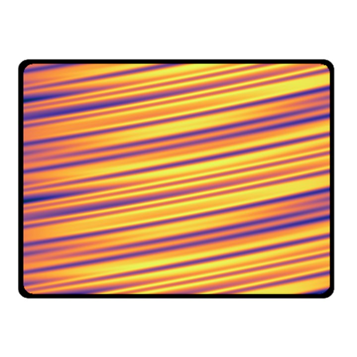 Strips Hole Fleece Blanket (Small)