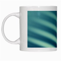 Blue Strips White Mugs by Sparkle