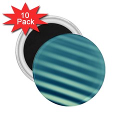 Blue Strips 2 25  Magnets (10 Pack)  by Sparkle