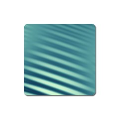 Blue Strips Square Magnet by Sparkle