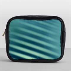 Blue Strips Mini Toiletries Bag (one Side) by Sparkle