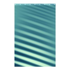 Blue Strips Shower Curtain 48  X 72  (small)  by Sparkle