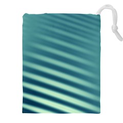 Blue Strips Drawstring Pouch (4xl)