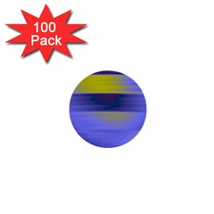 Blue Strips 1  Mini Buttons (100 Pack)  by Sparkle