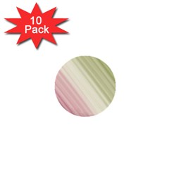 Pink Green 1  Mini Buttons (10 pack) 