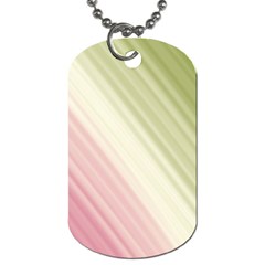 Pink Green Dog Tag (Two Sides)