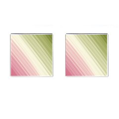 Pink Green Cufflinks (square) by Sparkle