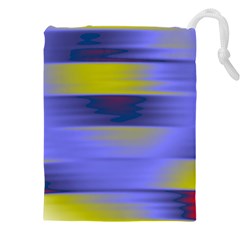 Blue Strips Drawstring Pouch (4xl)