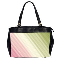 Pink Green Oversize Office Handbag (2 Sides)