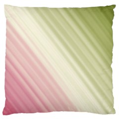 Pink Green Standard Flano Cushion Case (One Side)