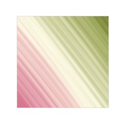 Pink Green Small Satin Scarf (Square)