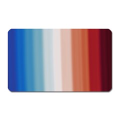 Blue,white Red Magnet (rectangular) by Sparkle