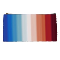 Blue,white Red Pencil Case