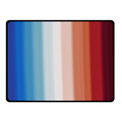 Blue,white Red Double Sided Fleece Blanket (small)  by Sparkle