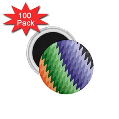 Zigzag Waves 1 75  Magnets (100 Pack)  by Sparkle