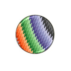 Grey Strips Hat Clip Ball Marker (4 Pack) by Sparkle