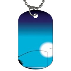 Fishing Dog Tag (two Sides) by Sparkle