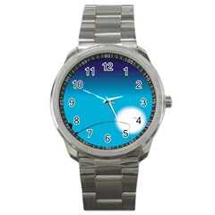 Fishing Sport Metal Watch by Sparkle