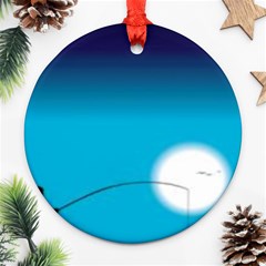 Fishing Ornament (round) by Sparkle