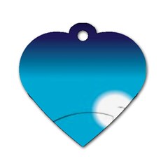 Fishing Dog Tag Heart (two Sides) by Sparkle