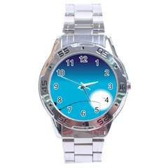 Fishing Stainless Steel Analogue Watch by Sparkle