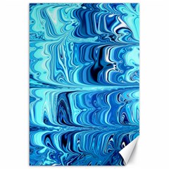 Blue Waves Canvas 20  X 30 