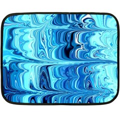 Blue Waves Fleece Blanket (mini) by Sparkle