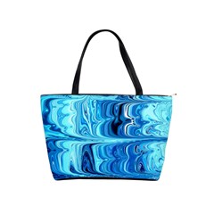 Blue Waves Classic Shoulder Handbag by Sparkle