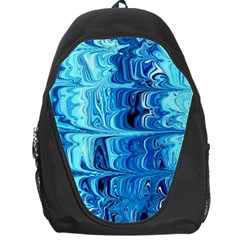 Blue Waves Backpack Bag by Sparkle