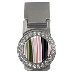 Satin Strips Money Clips (cz)  by Sparkle