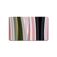 Satin Strips Magnet (name Card)