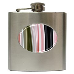 Satin Strips Hip Flask (6 Oz) by Sparkle