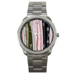 Satin Strips Sport Metal Watch by Sparkle