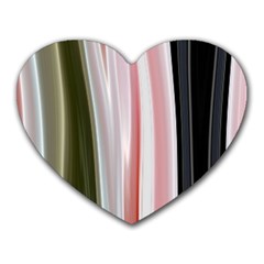 Satin Strips Heart Mousepads by Sparkle