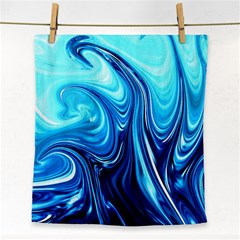 Sunami Waves Face Towel by Sparkle