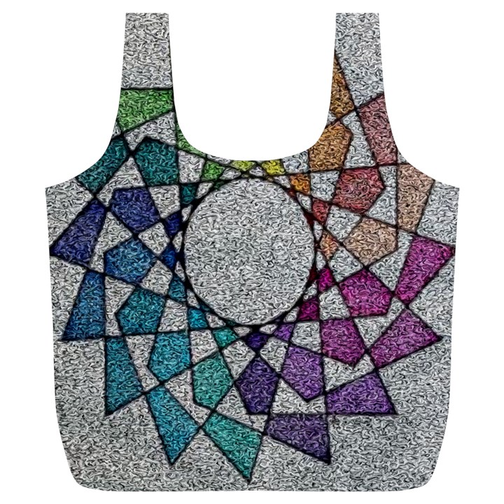 Wirldrawing Full Print Recycle Bag (XL)