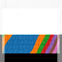 Rainbow Road Rectangular Jigsaw Puzzl by Sparkle