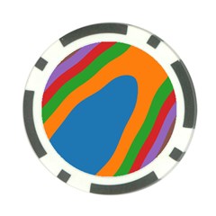 Rainbow Road Poker Chip Card Guard by Sparkle