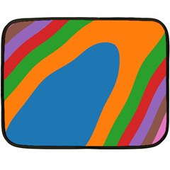 Rainbow Road Fleece Blanket (mini) by Sparkle