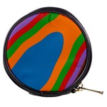 rainbow road Mini Makeup Bag Front