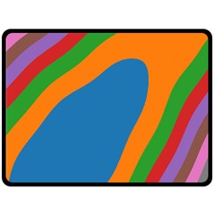 Rainbow Road Fleece Blanket (large)  by Sparkle