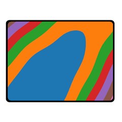 Rainbow Road Fleece Blanket (small) by Sparkle