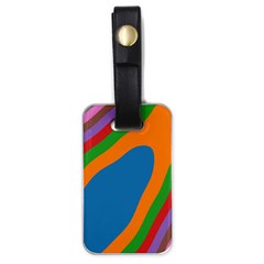 Rainbow Road Luggage Tag (one Side) by Sparkle