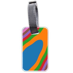 Rainbow Road Luggage Tag (two Sides) by Sparkle