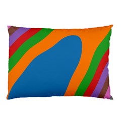 Rainbow Road Pillow Case (two Sides) by Sparkle