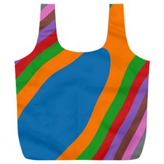 Rainbow Road Full Print Recycle Bag (xxl) by Sparkle