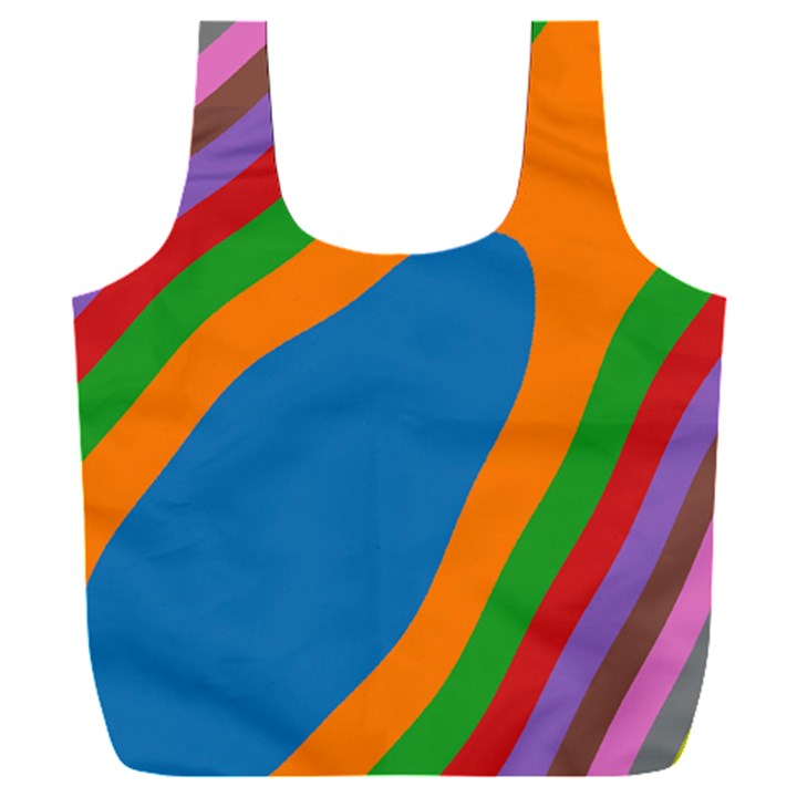 rainbow road Full Print Recycle Bag (XXXL)